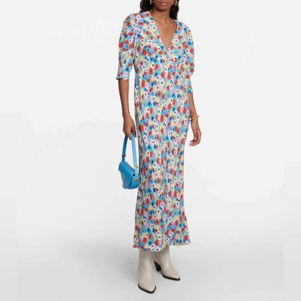 RIXO Floral Zadie Dress